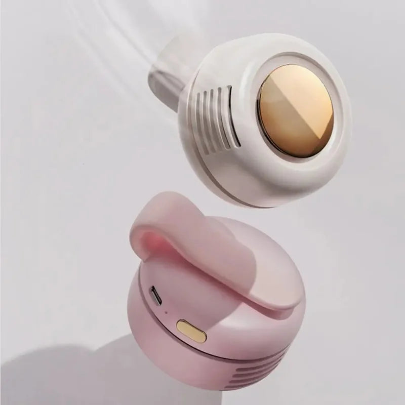Portable Silent Mini Bladeless Electric Fan Small fan Clip on Shirt Waist Mini Bladeless Fan Adjustable 3-Speed For Outdoor NEW